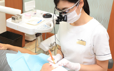 マイクロルーペによる歯周病治療